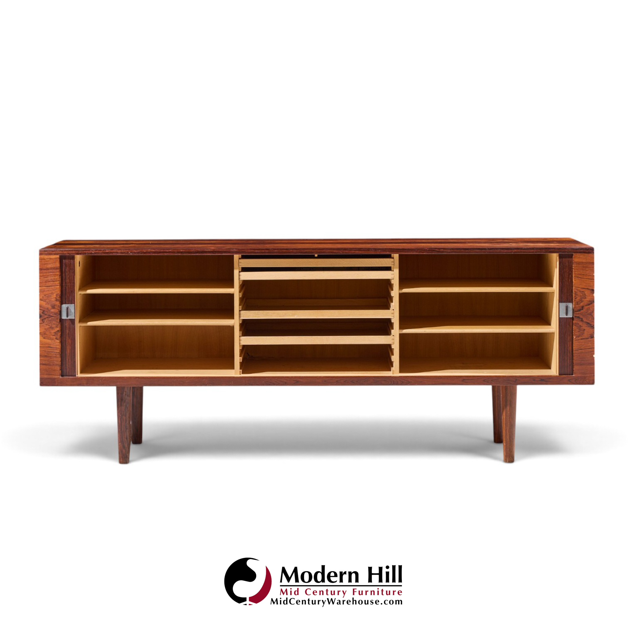 hans wegner for ry møbler ry-25 president mid century rosewood credenza