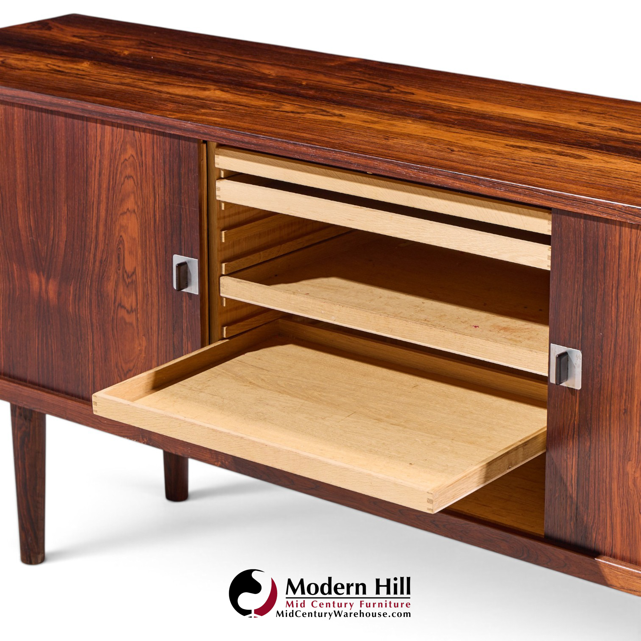 hans wegner for ry møbler ry-25 president mid century rosewood credenza