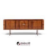 hans wegner for ry møbler ry-25 president mid century rosewood credenza with hutch