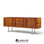 hans wegner for ry møbler ry-25 president mid century rosewood credenza with hutch