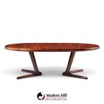 interform mid century rosewood expanding dining table with 3 leaves