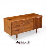 jens risom mid century walnut credenza