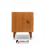 jens risom mid century walnut credenza