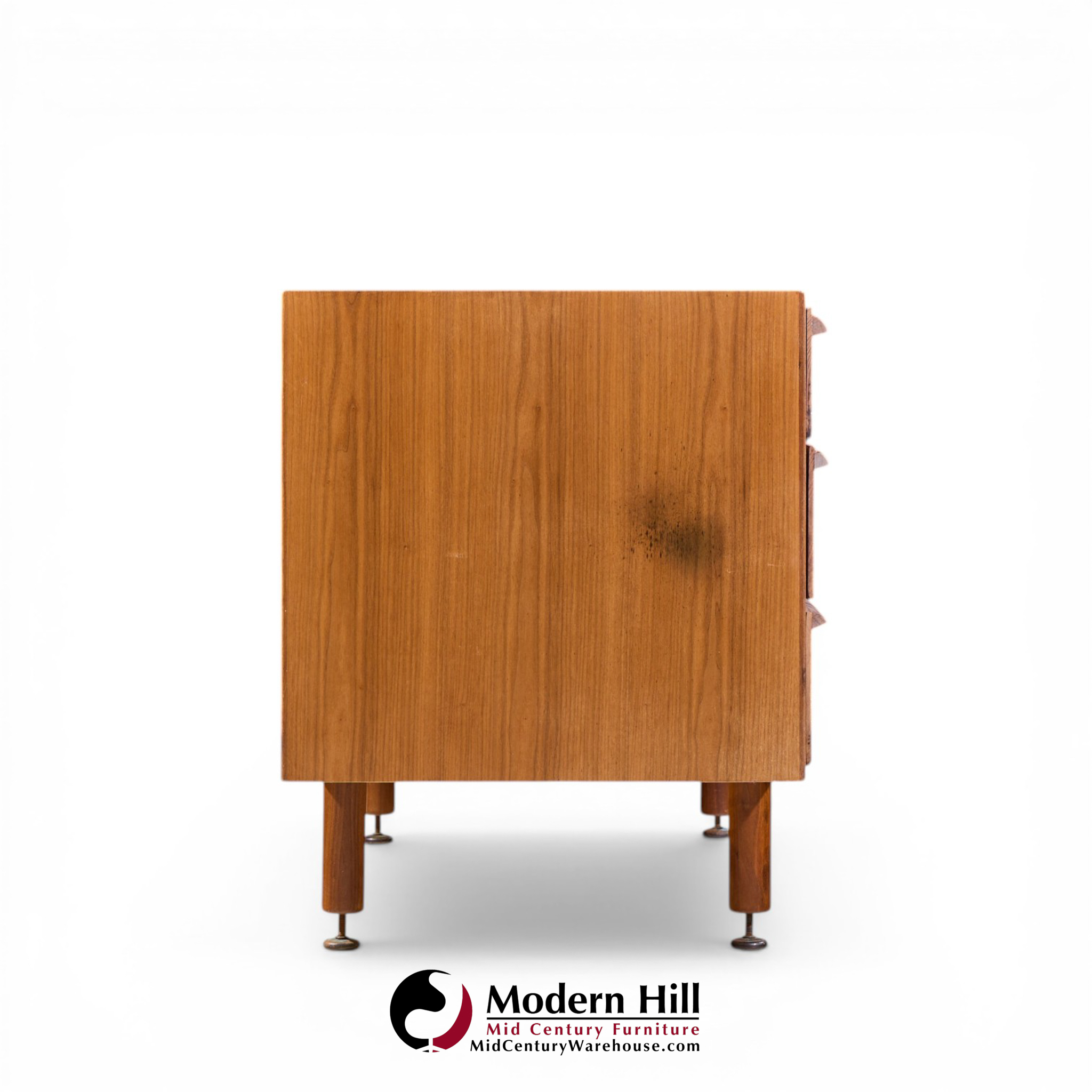 jens risom mid century walnut credenza