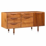 jens risom mid century walnut credenza