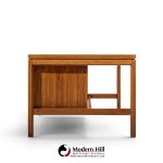jens risom mid century walnut executive desk