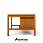 jens risom mid century walnut executive desk