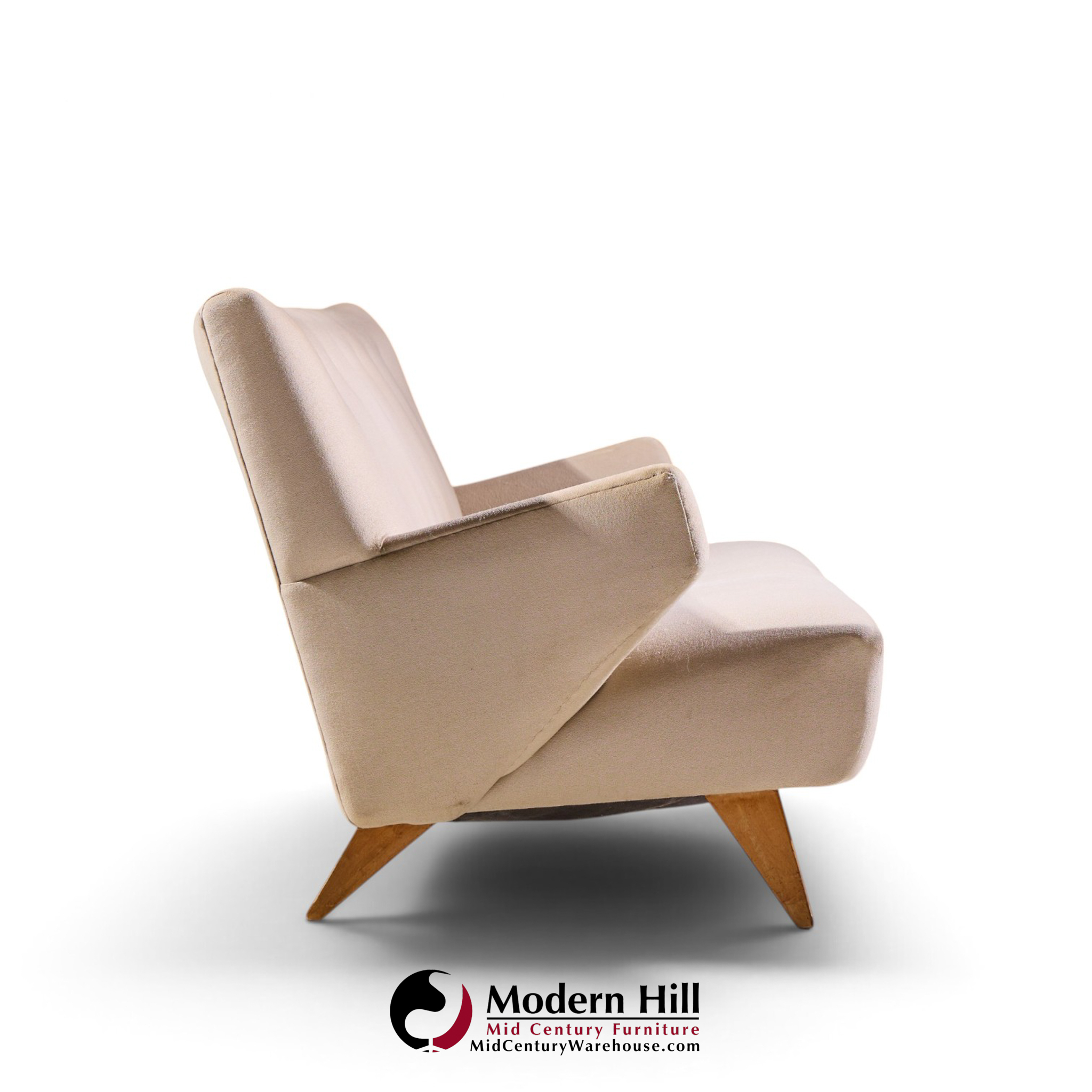 jens risom for knoll model 37 mid century sofa
