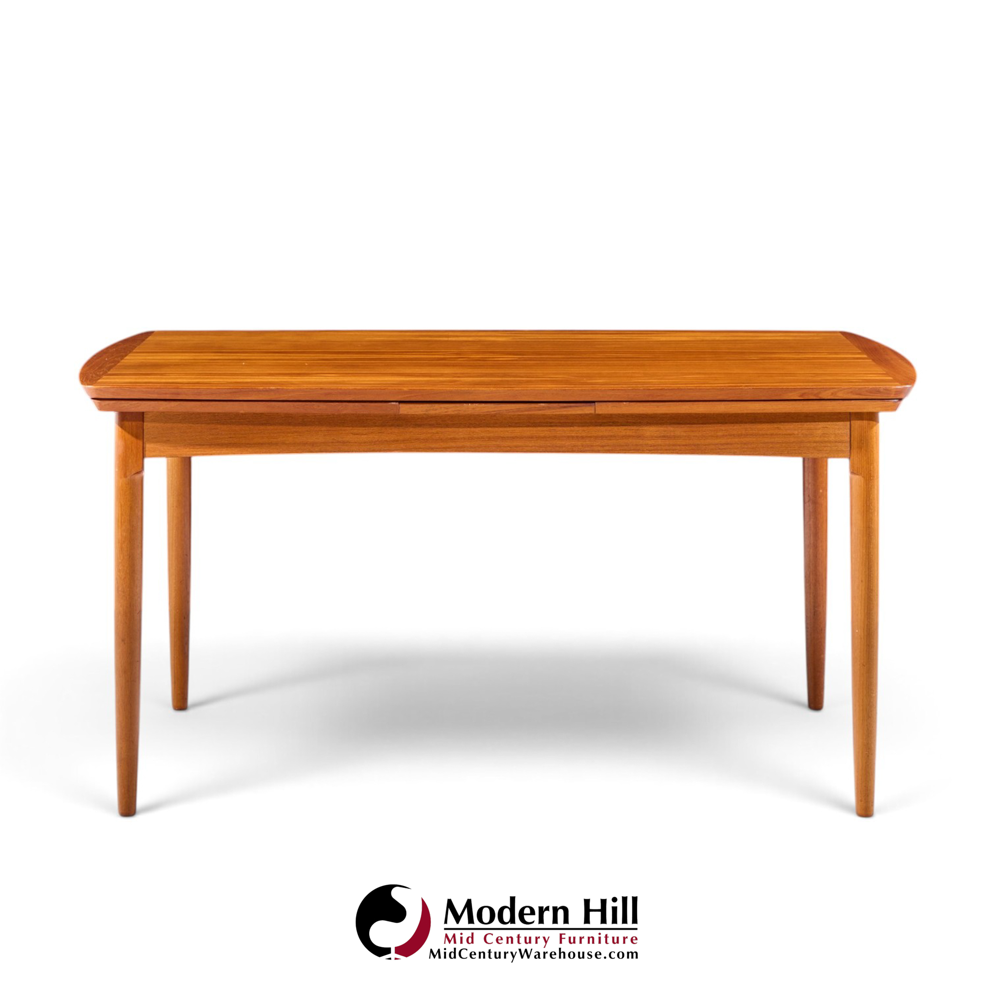 kurt Østervig style danish teak hidden leaf dining table