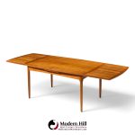 kurt Østervig style danish teak hidden leaf dining table