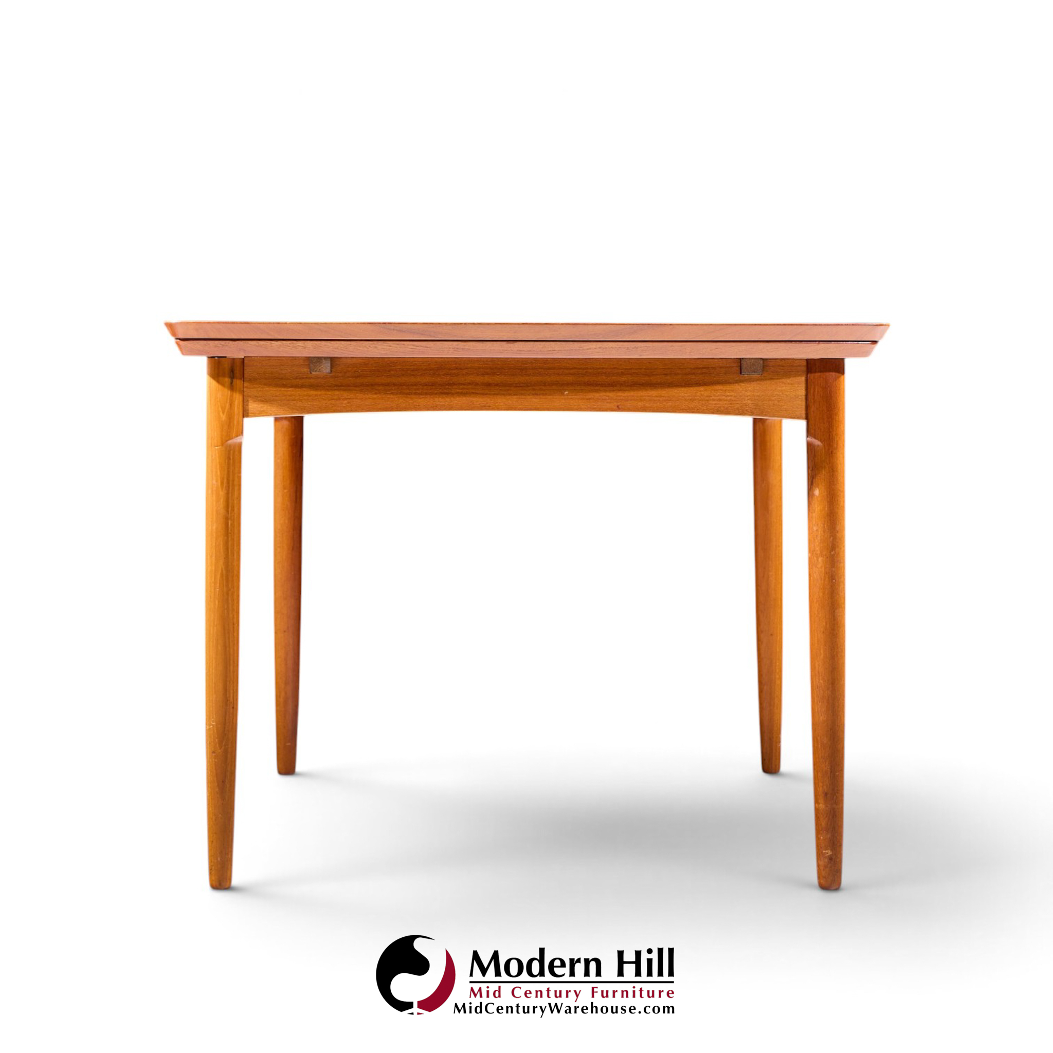 kurt Østervig style danish teak hidden leaf dining table