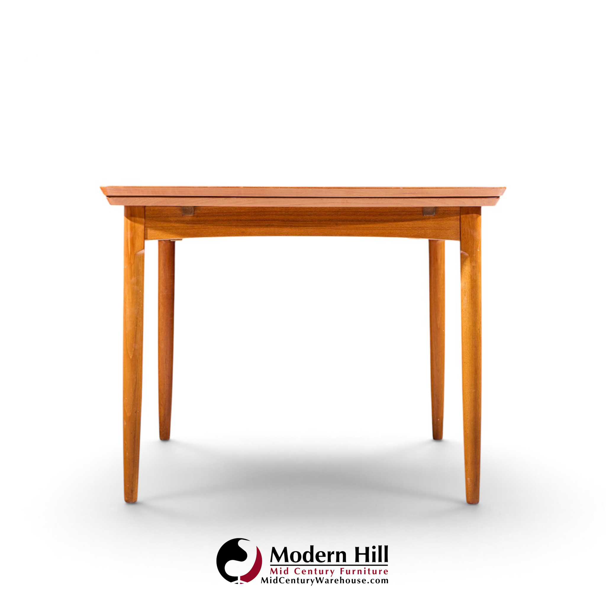 kurt Østervig style danish teak hidden leaf dining table