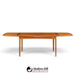 kurt Østervig style danish teak hidden leaf dining table