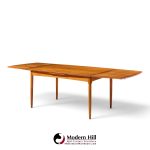 kurt Østervig style danish teak hidden leaf dining table