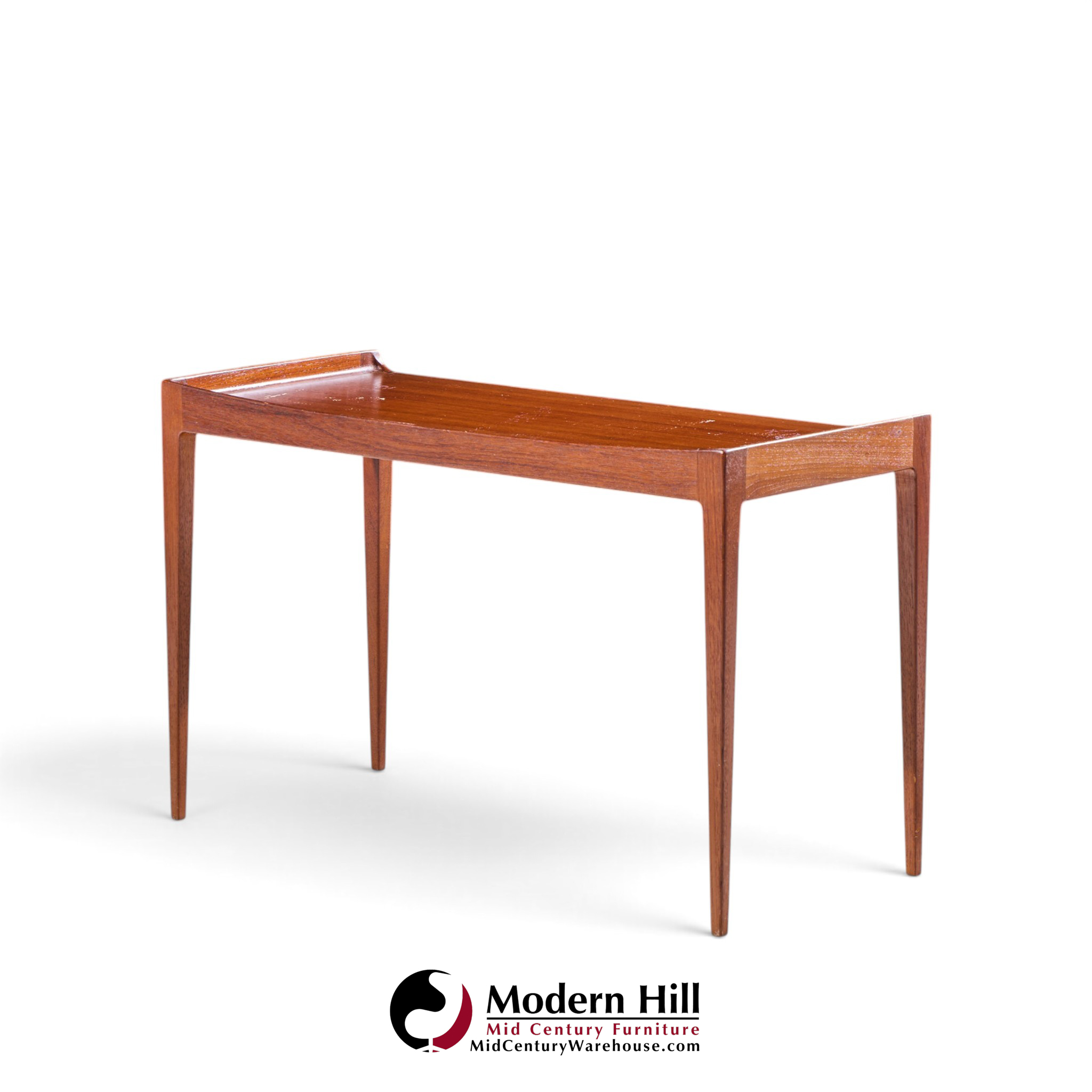 kurt Østervig for jason møbler danish teak side end table
