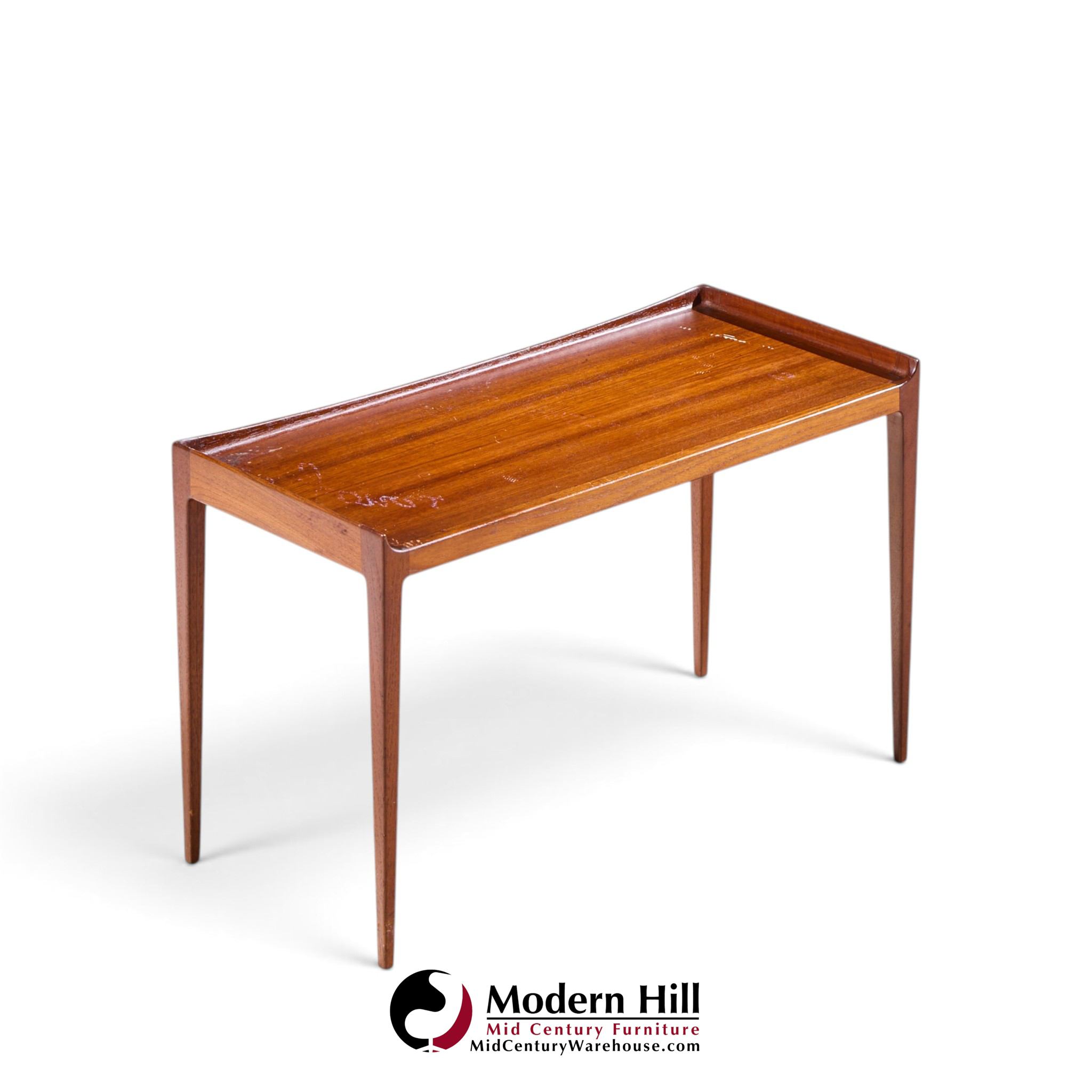 kurt Østervig for jason møbler danish teak side end table