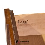 lane staccato brutalist mid century walnut lowboy dresser