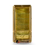 mastercraft mid century brass vitrines cabinet - pair