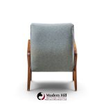 osvaldo borsani for tecno pk71 mid century italian walnut lounge chairs - pair