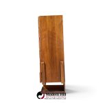 paul evans style mid century canadian brutalist walnut pedestal armoire highboy dresser