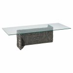 paul evans for directional pe70 mid century signed resin coffee table