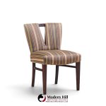 paul frankl corset mid century mahogany dining chairs - set of 6