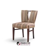 paul frankl corset mid century mahogany dining chairs - set of 6