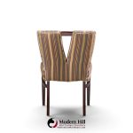 paul frankl corset mid century mahogany dining chairs - set of 6