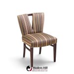 paul frankl corset mid century mahogany dining chairs - set of 6
