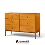 paul mccobb for planner group mid century 6 drawer lowboy dresser