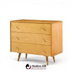 paul mccobb for planner group mid century maple 3-drawer dresser