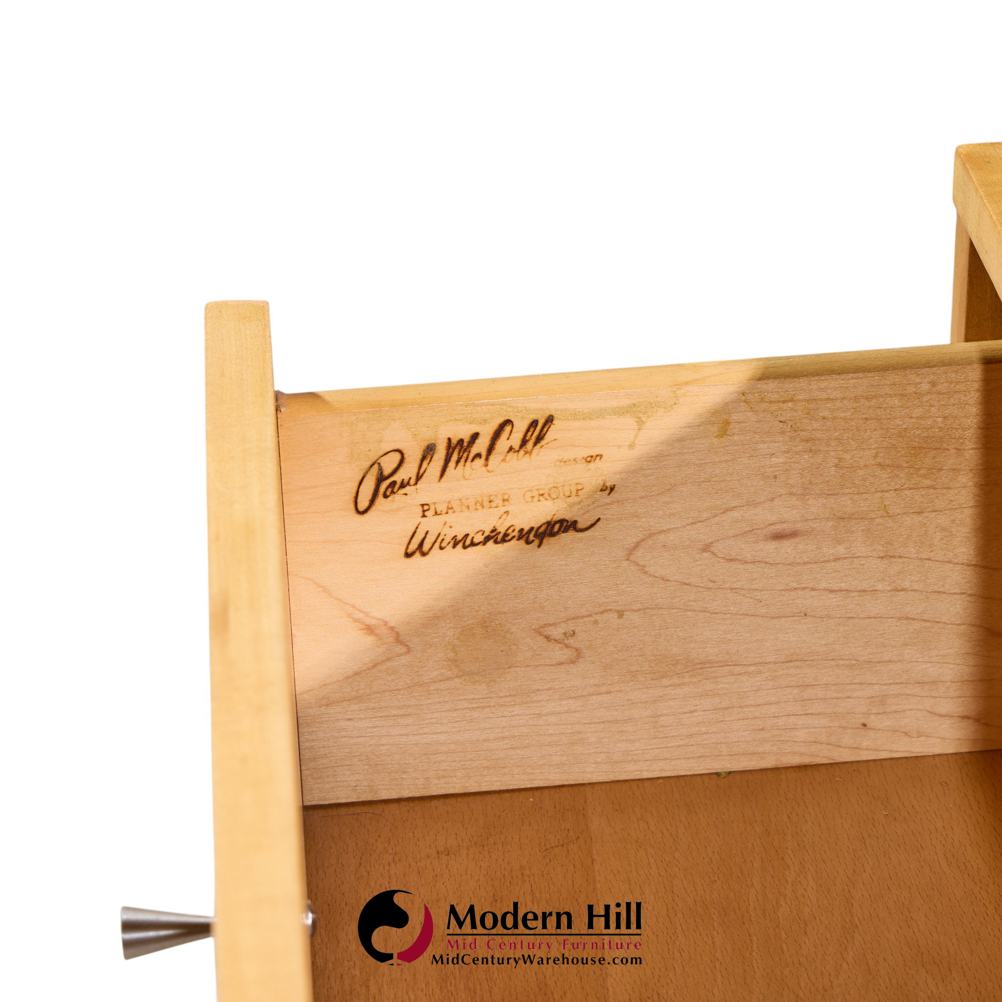 paul mccobb for planner group mid century maple 3-drawer dresser