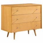 paul mccobb for planner group mid century maple 3-drawer dresser