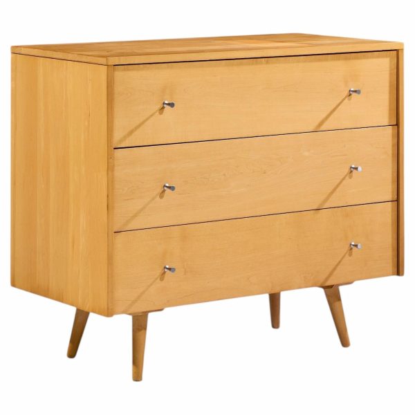 paul mccobb for planner group mid century maple 3-drawer dresser