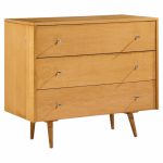 paul mccobb for planner group mid century maple 3-drawer dresser