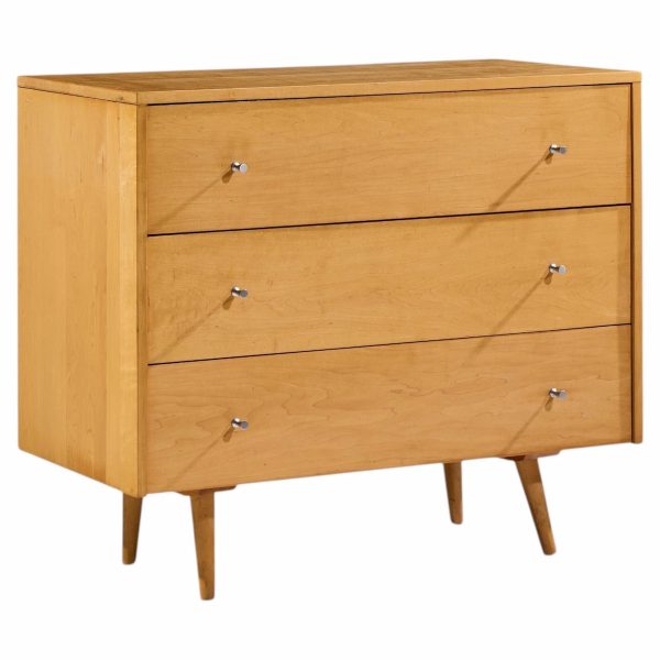 paul mccobb for planner group mid century maple 3-drawer dresser