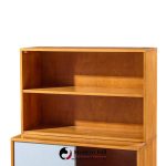 paul mccobb for planner group mid century sliding door credenza with hutch