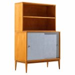 paul mccobb for planner group mid century sliding door credenza with hutch