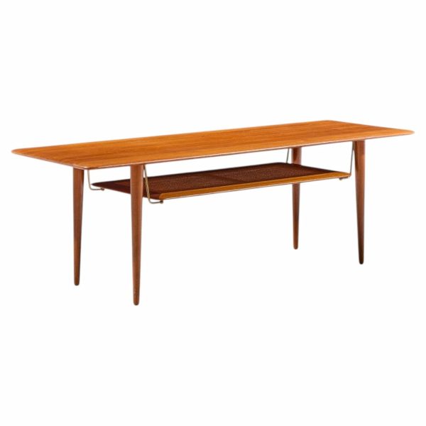 peter hvidt & orla mølgaard-nielsen for france and sons fd-516 danish teak coffee table