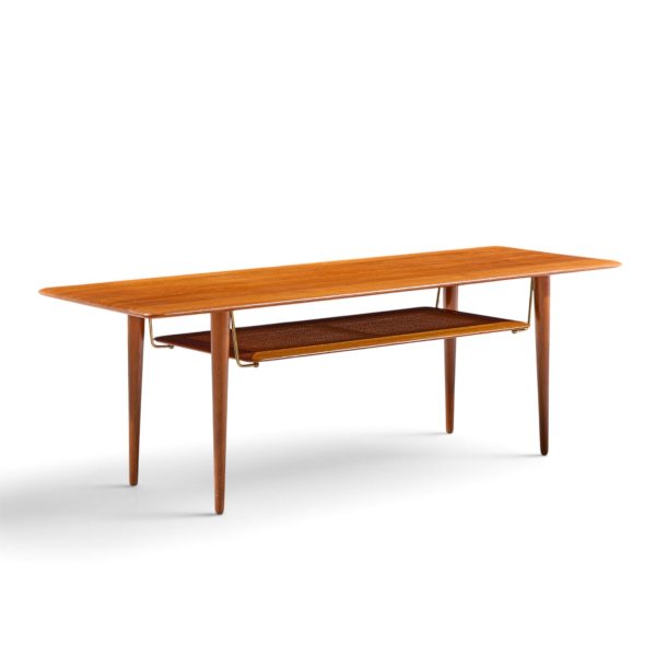 peter hvidt & orla mølgaard-nielsen for france and sons fd-516 danish teak coffee table