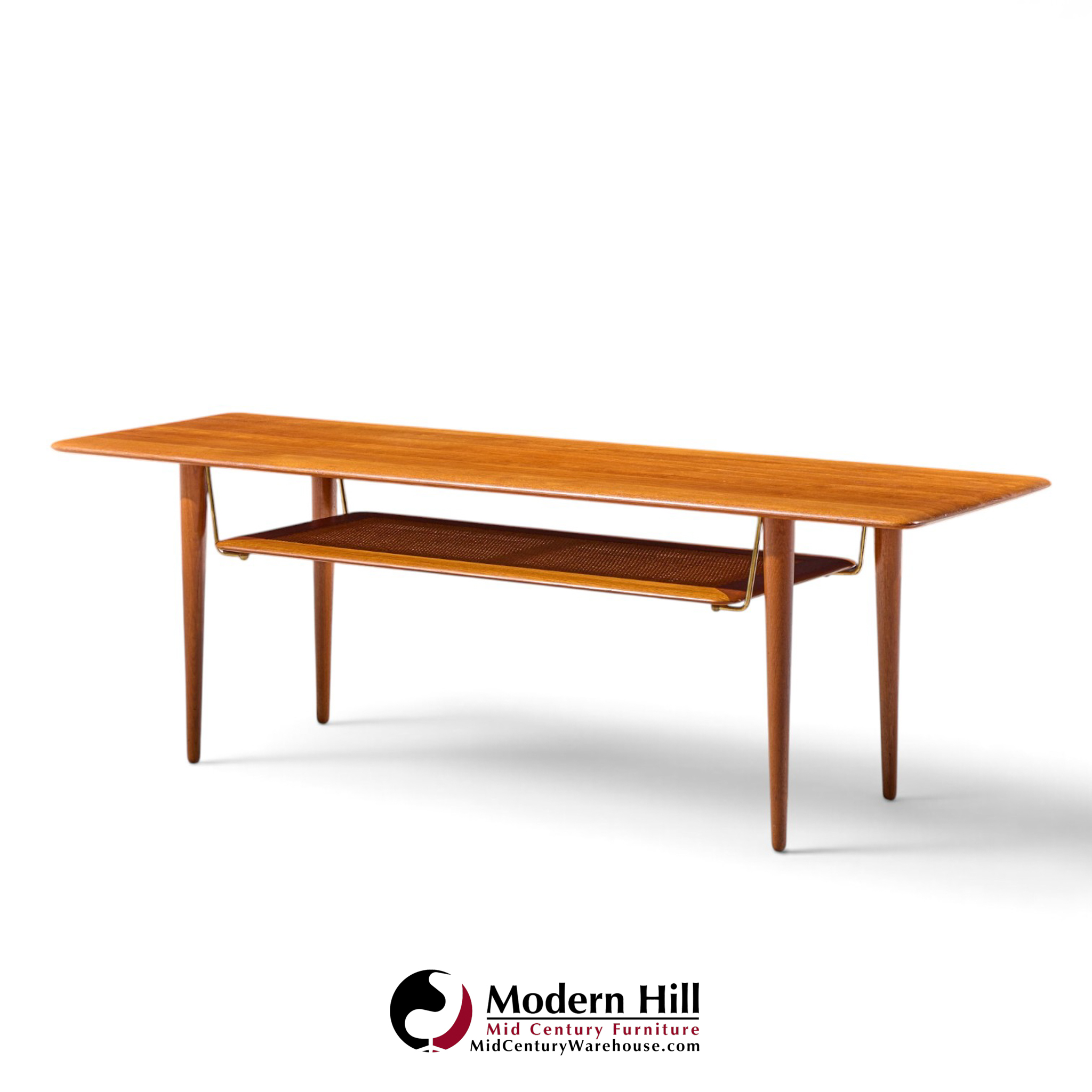 peter hvidt & orla mølgaard-nielsen for france and sons fd-516 danish teak coffee table