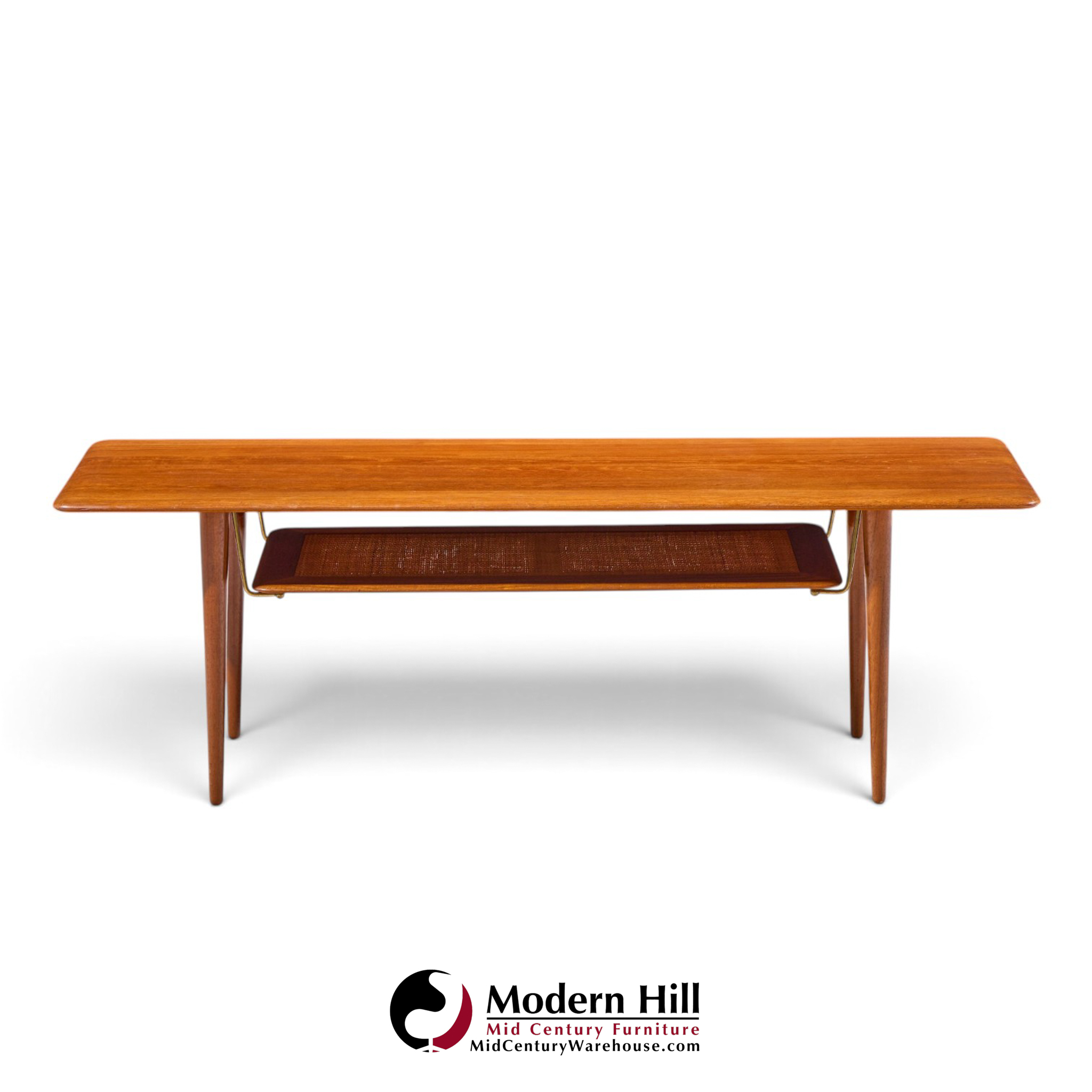 peter hvidt & orla mølgaard-nielsen for france and sons fd-516 danish teak coffee table