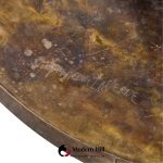 philip and kelvin laverne etruscan spiral mid century acid etched bronze dining table
