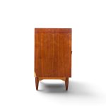 ramseur harlequin mid century walnut credenza