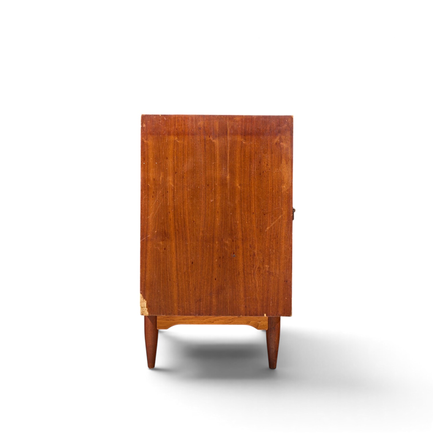ramseur harlequin mid century walnut credenza