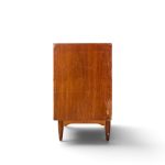 ramseur harlequin mid century walnut credenza