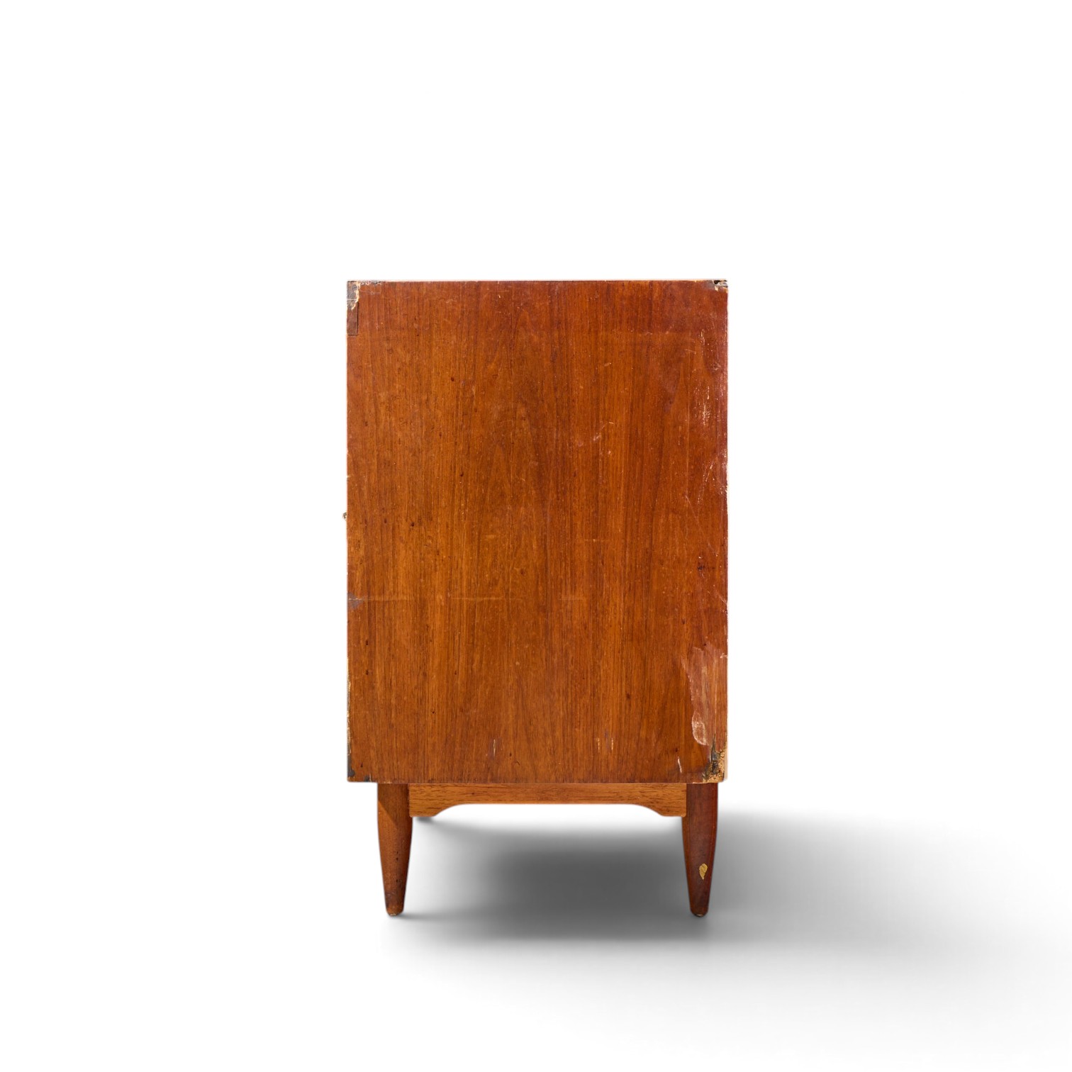 ramseur harlequin mid century walnut credenza