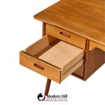 svend madsen mid century danish teak curved desk