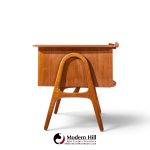 svend madsen mid century danish teak curved desk