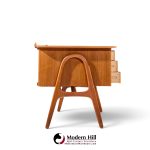 svend madsen mid century danish teak curved desk